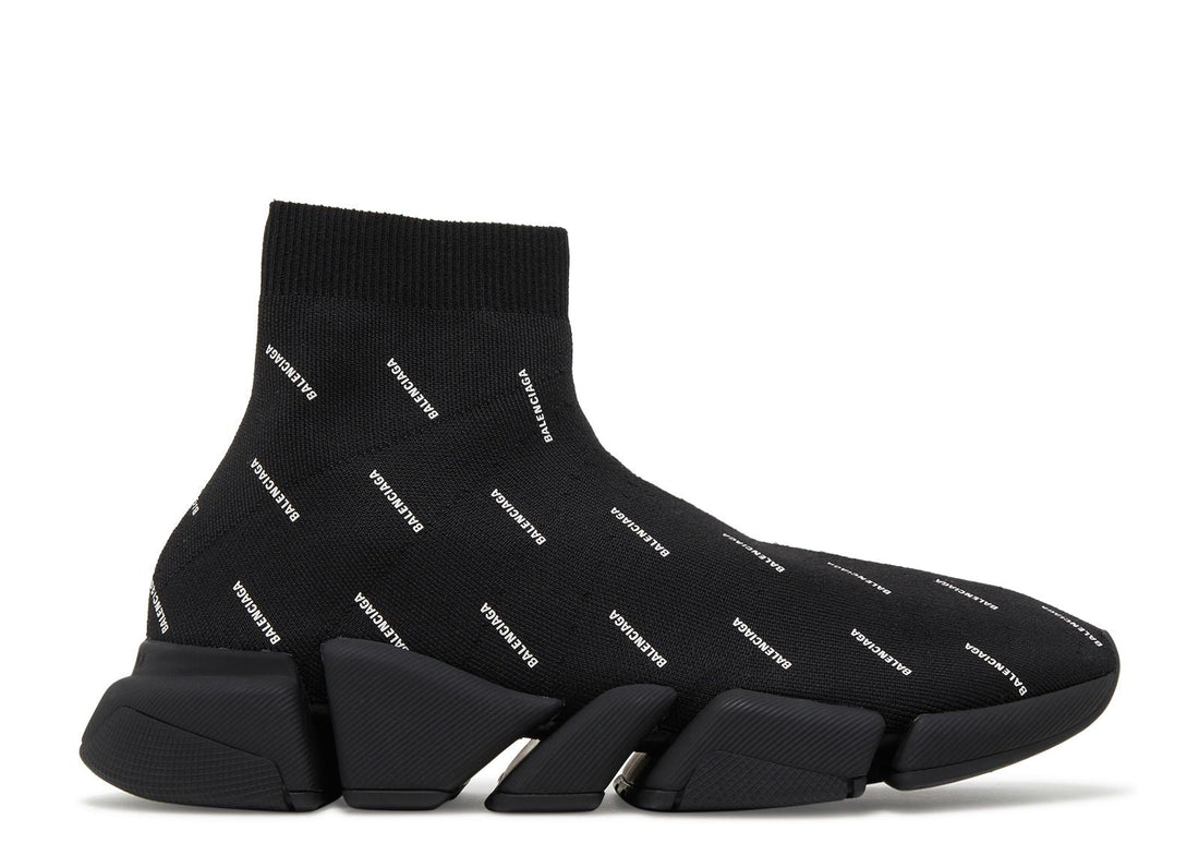 Balenciaga Speed 2.0 Sneaker 'All Over Logo - Black'