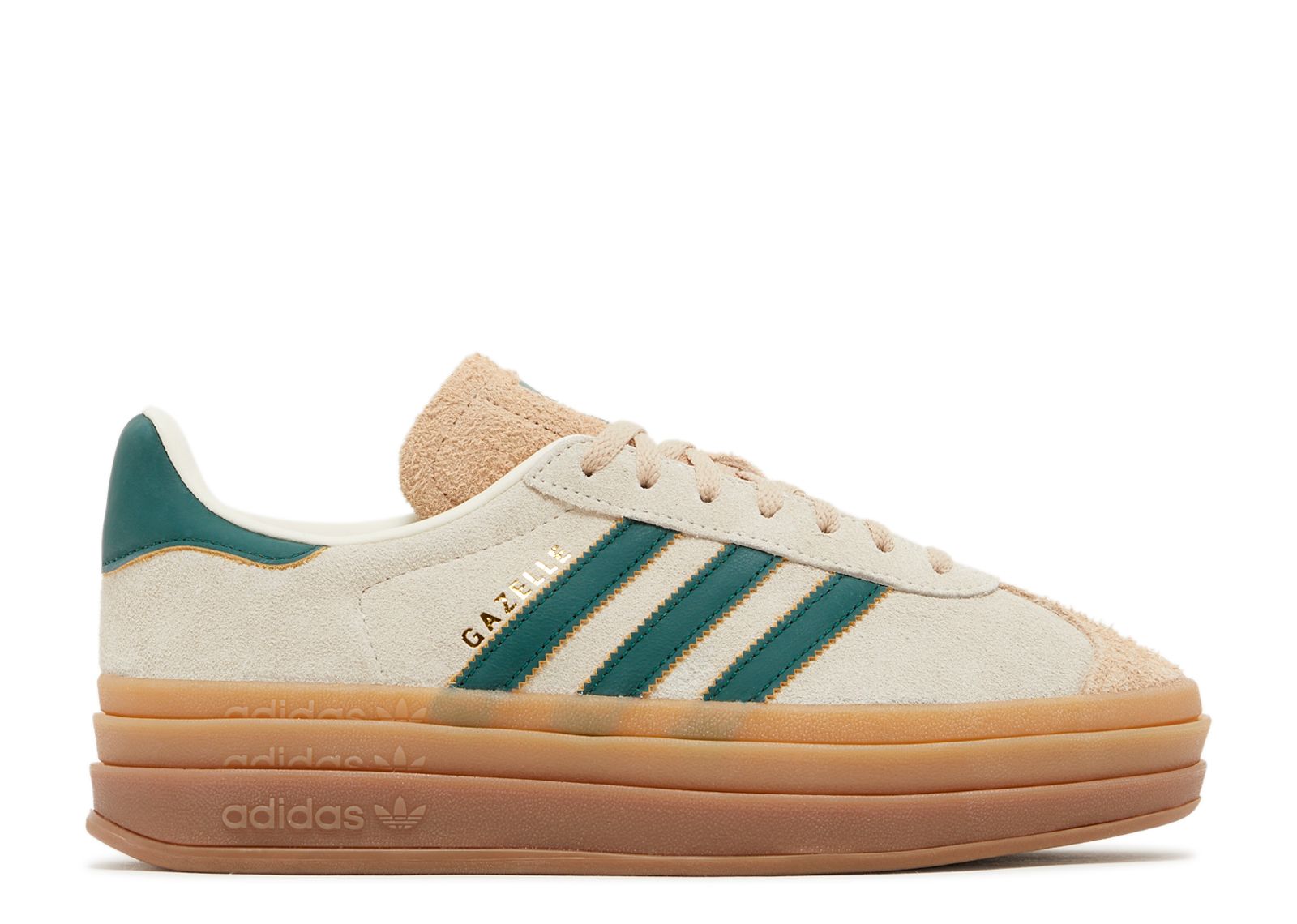 Wmns Gazelle Bold 'Cream Collegiate Green'
