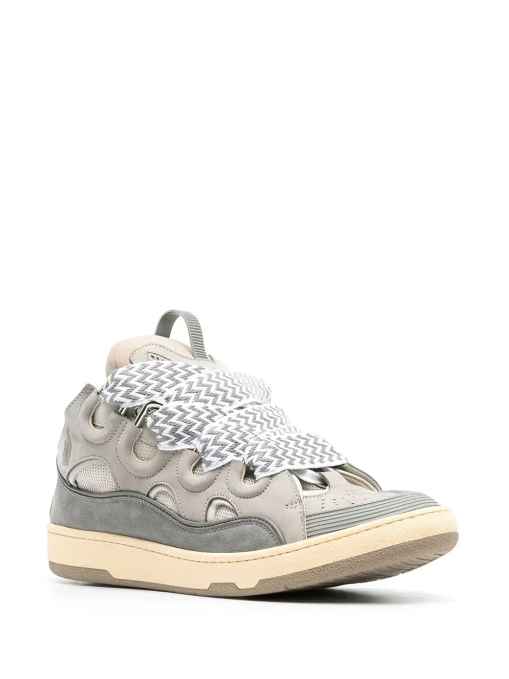 Lanvin Curb Leather Sneakers