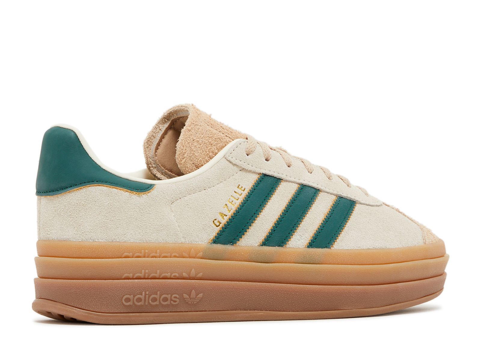 Wmns Gazelle Bold 'Cream Collegiate Green'