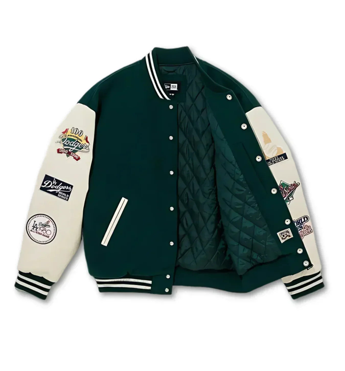 LA Dodgers Varsity Jacket – Premium Wool & Leather