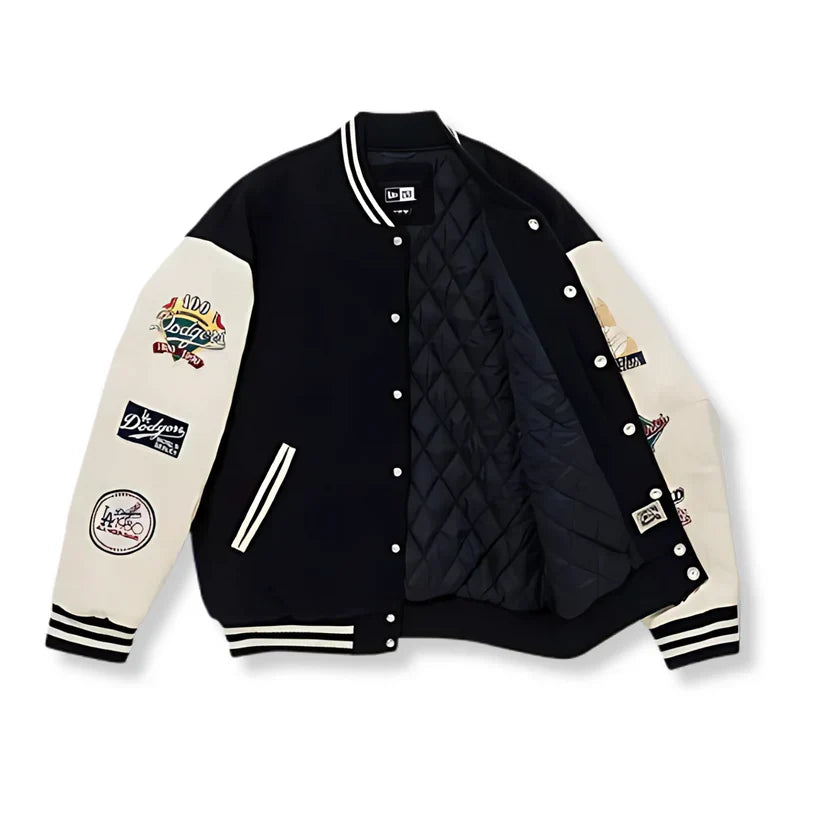 LA Dodgers Varsity Jacket -Black Edition
