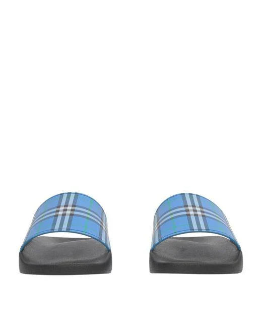 Burberry Check Print Slides