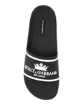 Dolce & Gabbana Logo Crown Slides