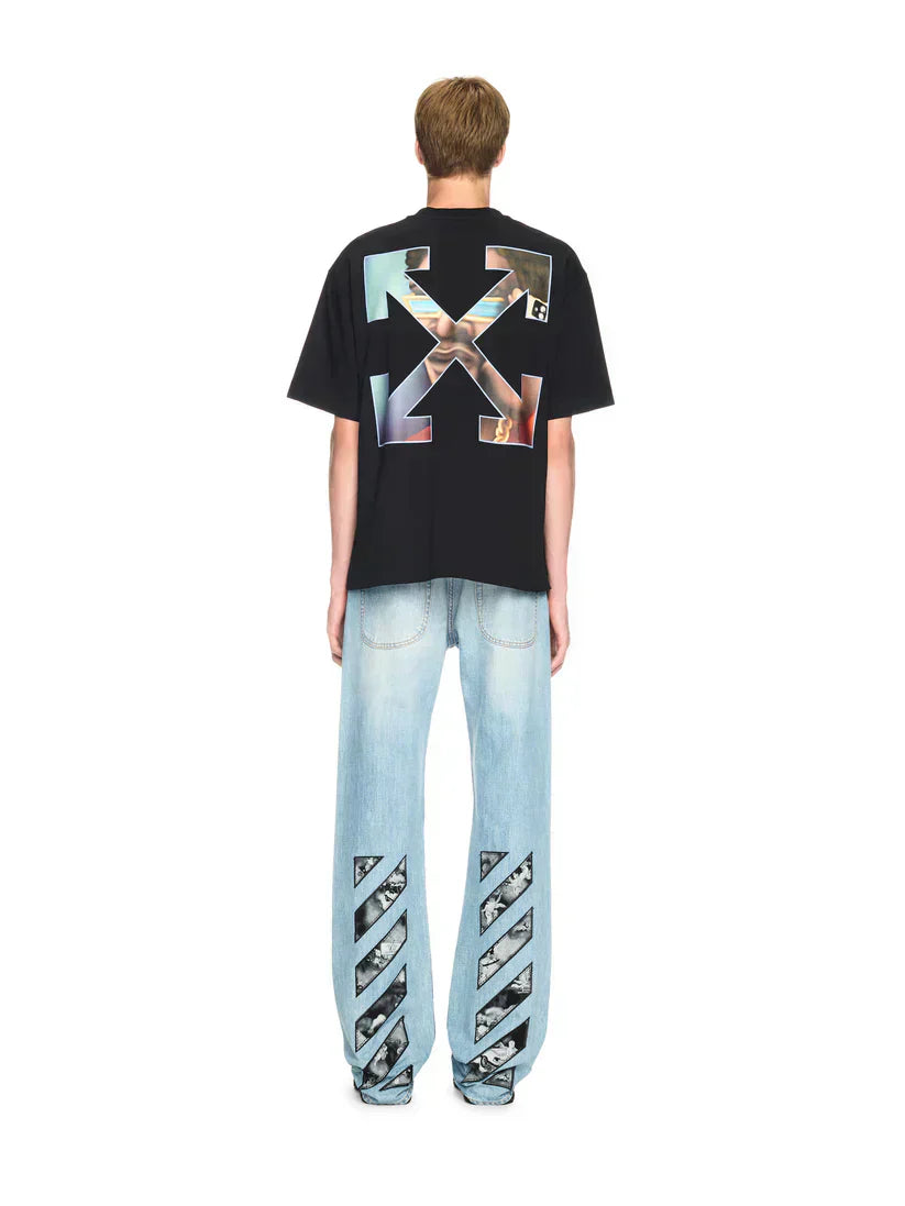 Black Barber Arrow OFF-WHITE™ T-shirt