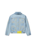 Diagonal Bookish OFF-WHITE™ denim jacket