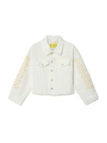Diagonal bookish OFF-WHITE™ denim jacket