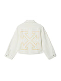 Diagonal bookish OFF-WHITE™ denim jacket