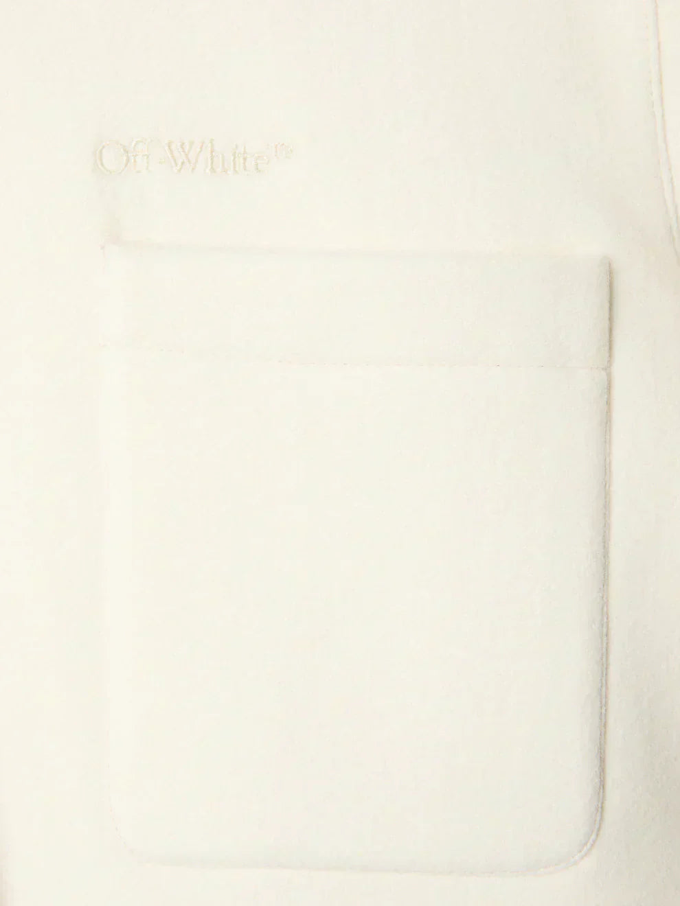 White Arrow Padded OFF-WHITE™ Overshirt