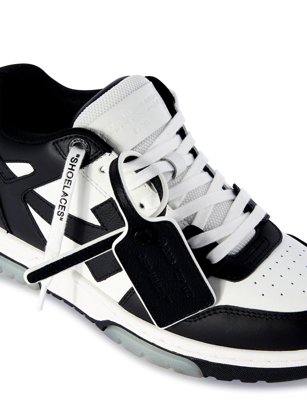 OFF WHITE Out Of Office Sneaker Wit/Zwar