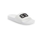 Balenciaga Pool Slides 'White Black'